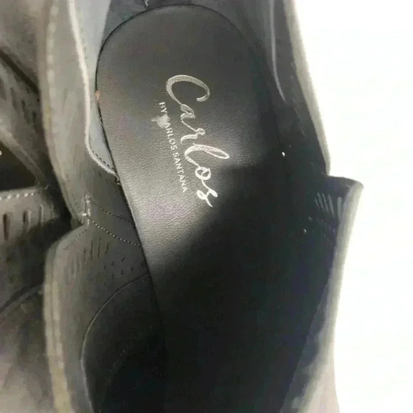 Carlos Santana Ladies Gray Bootie Zip back size 7.5 - Picture 5 of 5